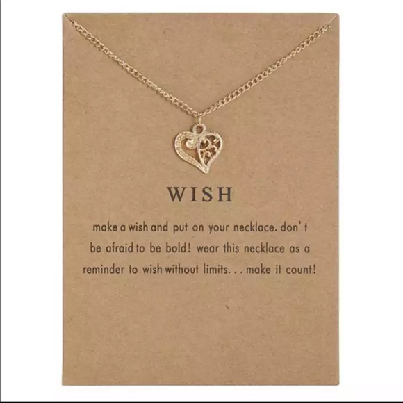 Jewelry - New Make a Wish Necklace